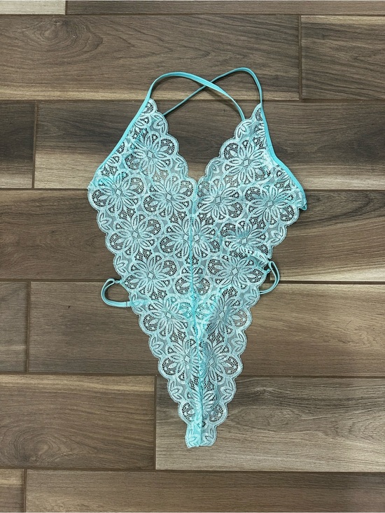 Avidlove Other - Light Blue Lace Plunge Teddy Bodysuit - Women Intimates